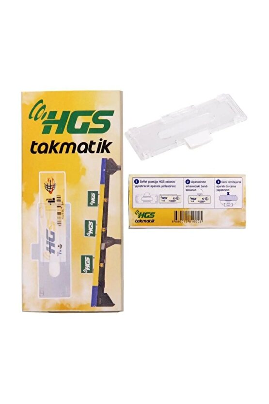 Hgs Etiketi Kabı Şeffaf Yapıştırmalı Sert Plastik Hgs Koruyucu Cama Takmatik Aparatı