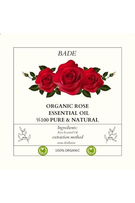 Kırmızı Gül Esansiyel Uçucu Koku Yağı Difüzör Esansı Buhurdanlık Aromaterapi Yağı 10ml