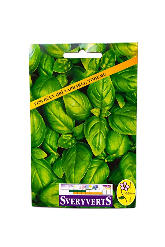 Fesleğen İri Yapraklı Çiçeği Tohumu