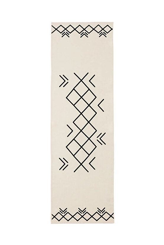 LCW HOME Siyah Çizgi Desenli Runner 45x150 Cm