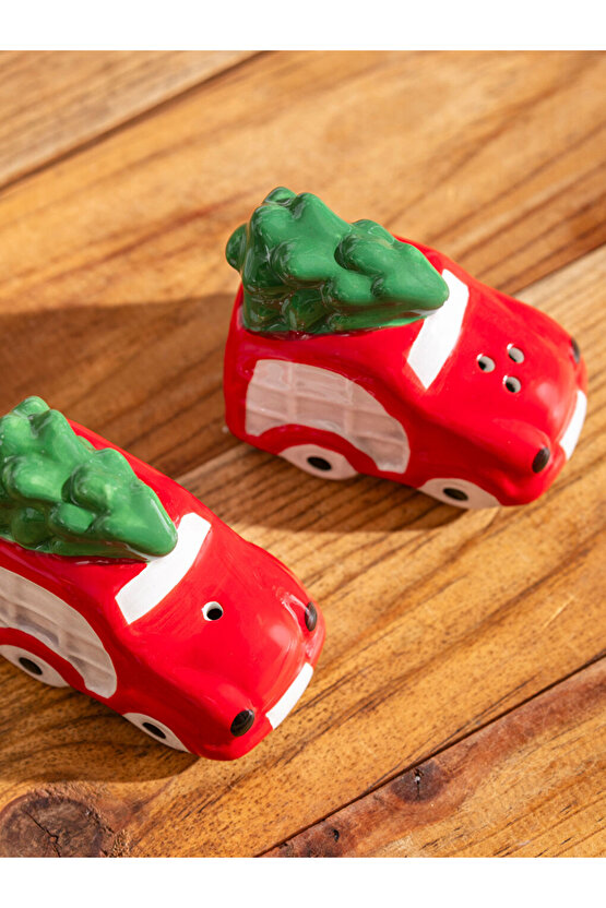 RENKLİMAĞAZADAN LCW HOME Karışık Araba Figürlü Seramik Tuzluk Ve Biberlik Seti