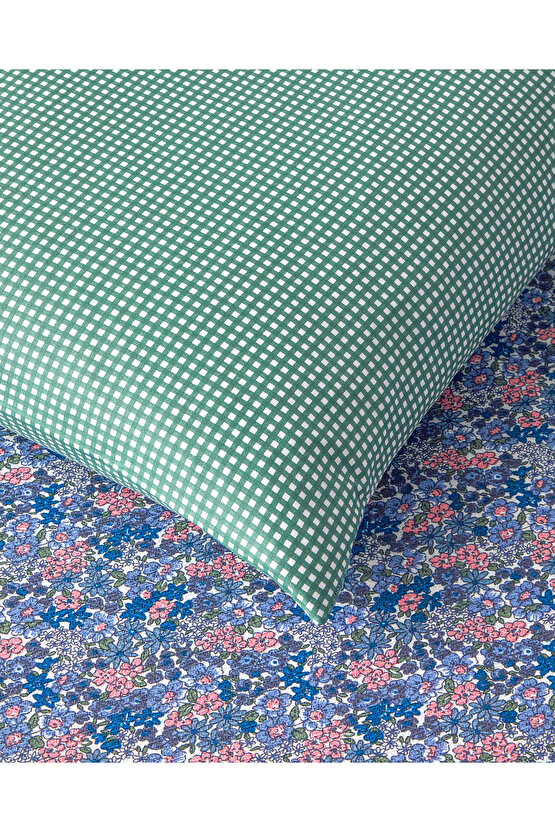 Petit Chamomile Baskılı Tek Kişilik Pike Takımı 150x220 cm Pembe