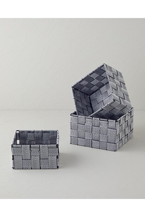 Shine Sepet 16x16x9 cm Siyah - Beyaz (29.03.2025)