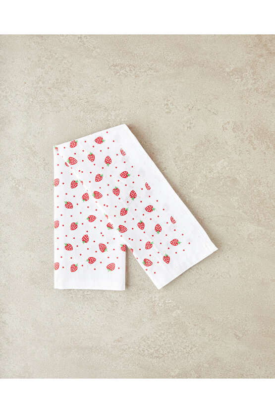 Strawberries Pamuk Kurulama Bezi Kırmızı