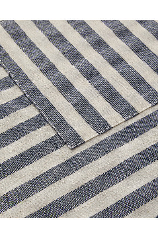 Cooker Pamuk-Keten Mutfak Önlüğü 70x55 Cm Lacivert