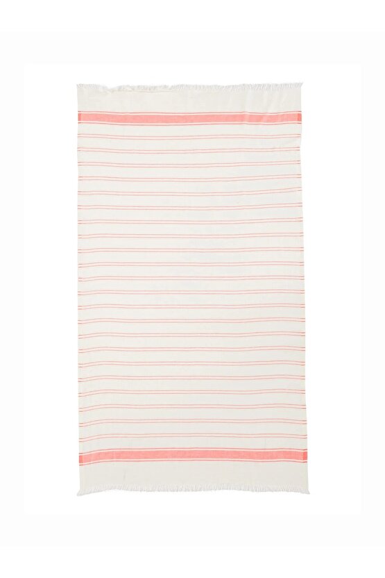 LCW HOME Çizgili Saçaklı Peştamal Banyo Havlusu 90x165 Cm