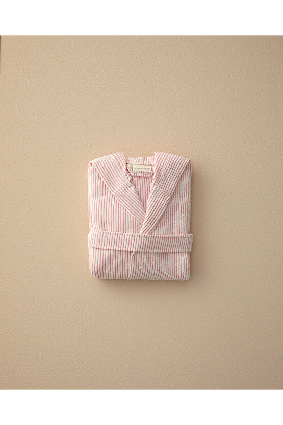 %100 Pamuklu Çocuk Bornoz Pembe