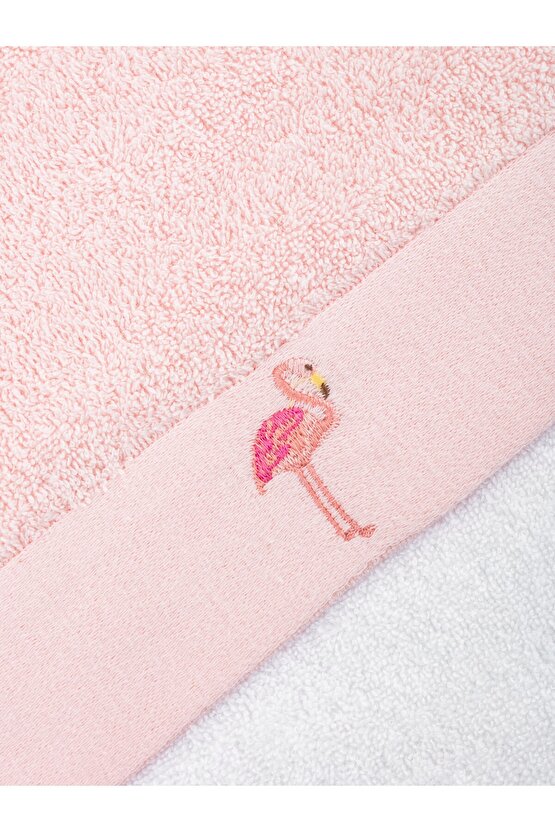 Nakışlı Pamuklu El Havlusu 2li 30x50 Cm