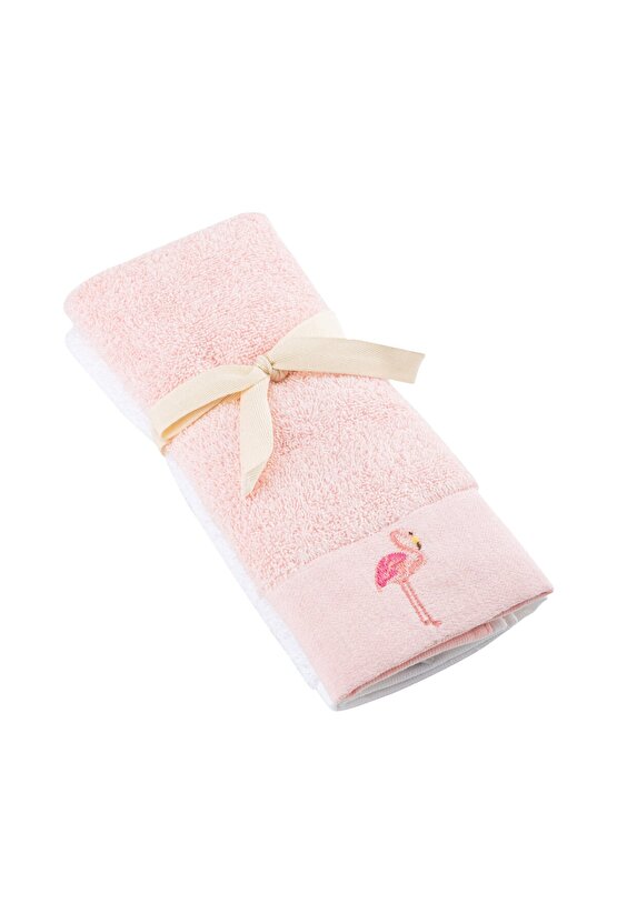 Nakışlı Pamuklu El Havlusu 2li 30x50 Cm