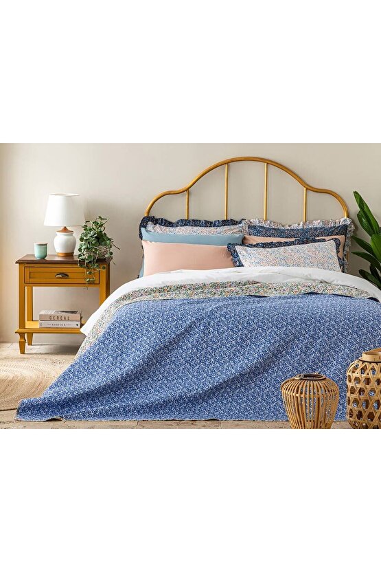 Deep Joy Tek Kişilik Çok Amaçlı Örtü 160x220 Cm Mavi