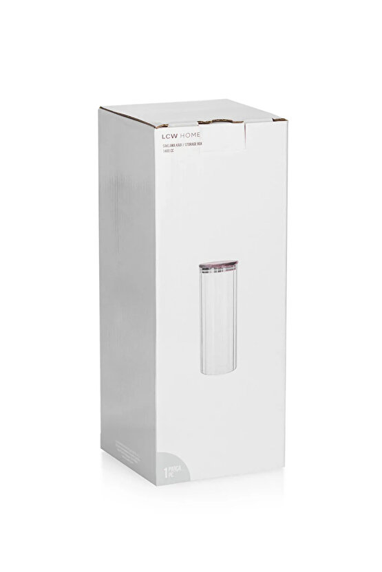 LCW HOME Renksiz Ahşap Kapaklı Cam Saklama Kabı 11 Cm