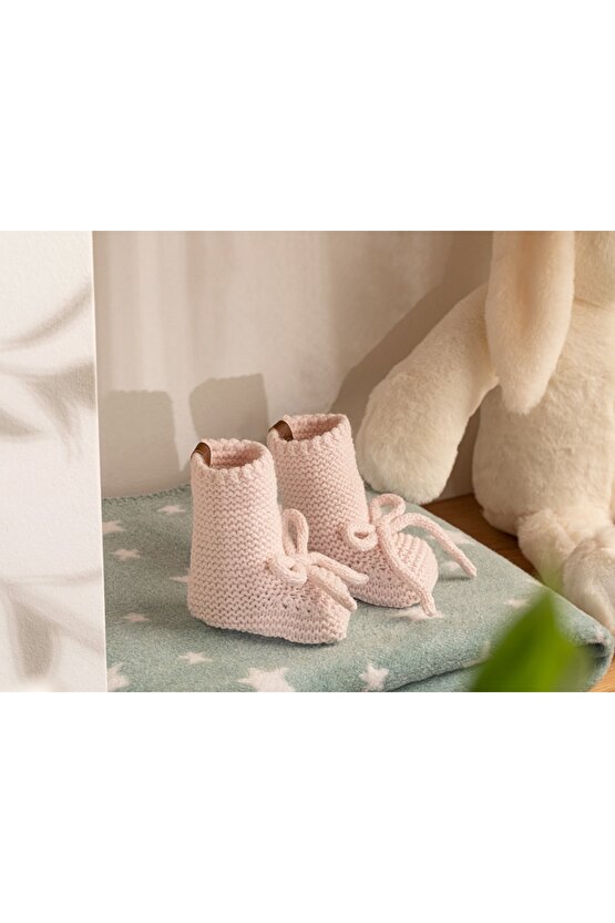 Natural Bebe Çorap 6-12 Ay Pembe