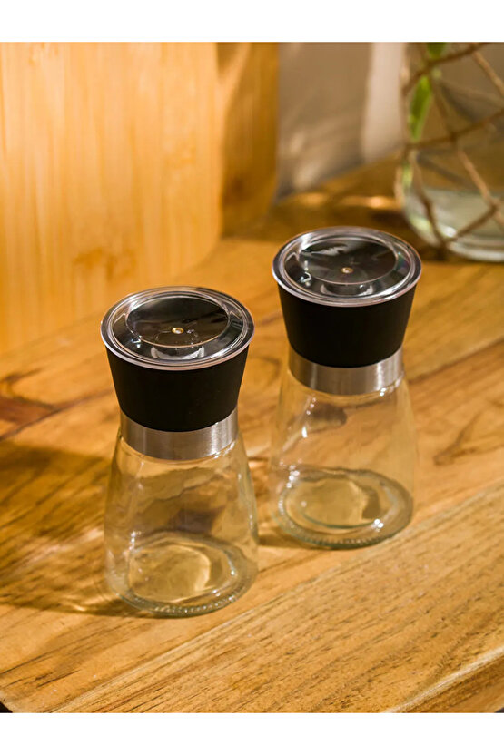 LCW Renksiz Cam Tuzluk ve Biberlik 13 Cm