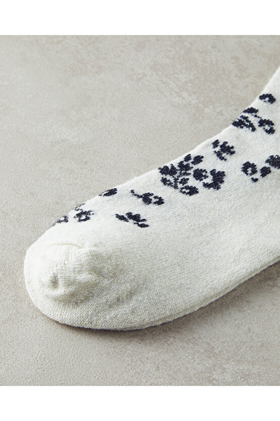 Marta Kadın Soket Çorap Ekru