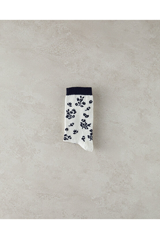 Marta Kadın Soket Çorap Ekru