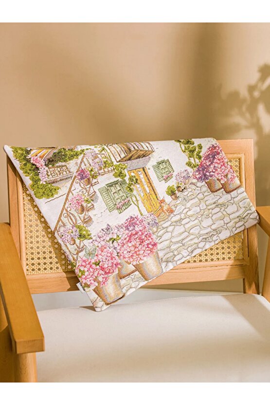 Baskılı Kırlent Kılıfı 45x45 Cm