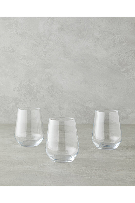 Paradise Cam 3lü Bardak 425 ml Şeffaf