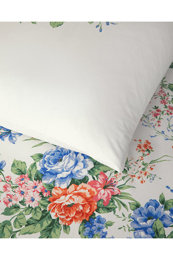 Rose Romance Çift Kişilik Nevresim Seti Mavi