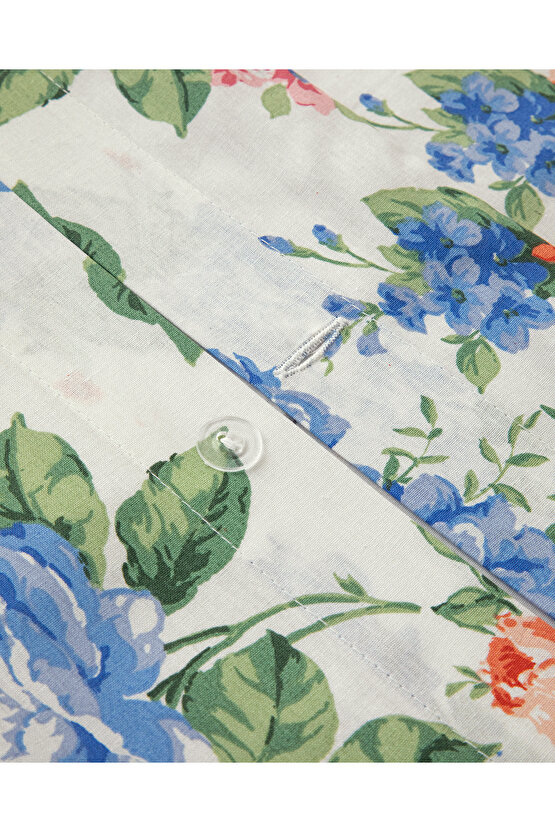 Rose Romance Çift Kişilik Nevresim Seti Mavi