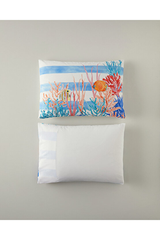 Deep 2Li Yastık Kılıfı Mavi