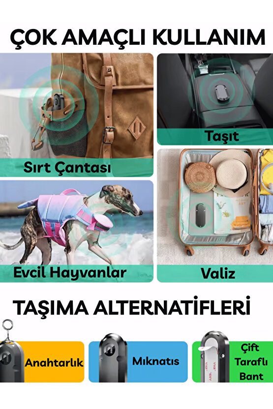 Airtag Pil Süre Arttırıcı 10 Yıl Pil Ömrü Kesintisiz Taşınabilir Pratik Araç Çocuk Yaşlı Motor Takip