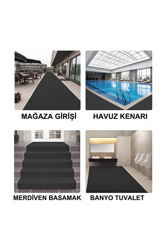 Kıvırcık Paspas İç Dış Zemin Halı Yolluk Kapı Önü Havuz Banyo Duş İş Yeri Apartman Paspası 12mm
