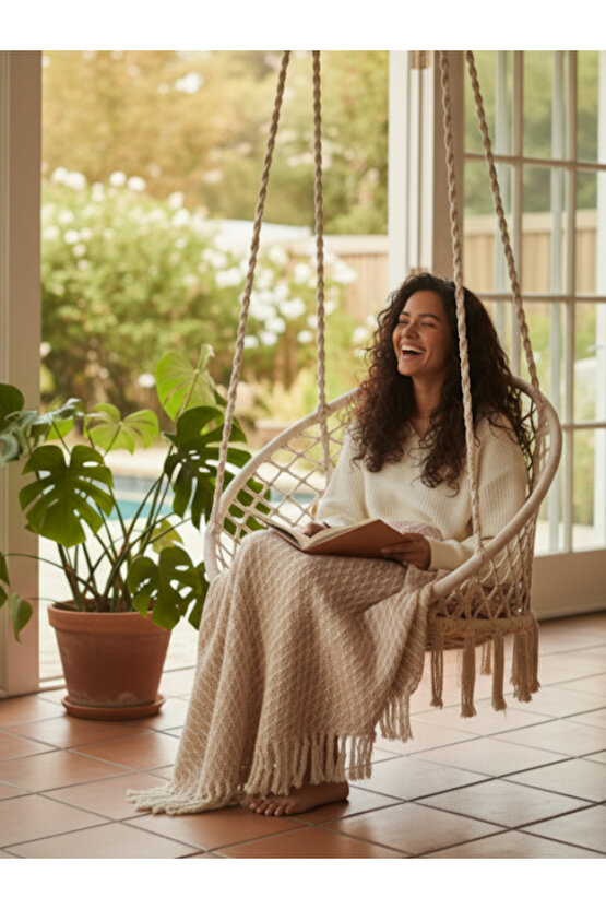 Çok Amaçlı Örtü Koltuk Çekyat Kilim Yatak Piknik Örtüsü Zemin Kaplama Yıkanabilir Saçaklı 170x200 CM