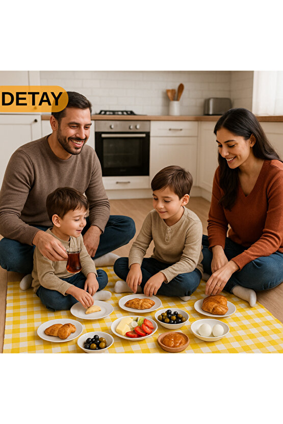 Piknik Örtüsü Masa Zemin Kahvaltı Sofrası Pratik Taşınabilir Katlanabilir Piknik Örtüsü 150x150 CM