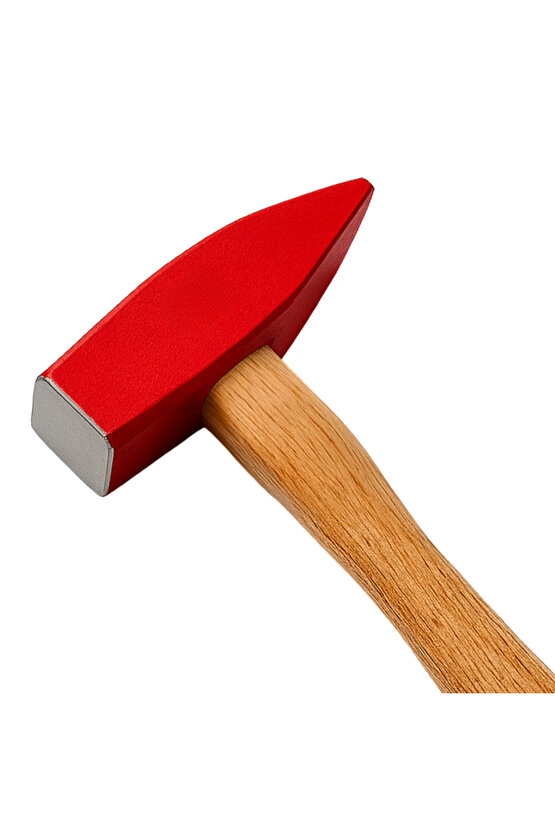 300gr Profesyonel Ahşap Saplı Çift Taraf Çekiç 10cm Çelik Baş Ergonomik Çakma İnce İşçilik Dayanıklı