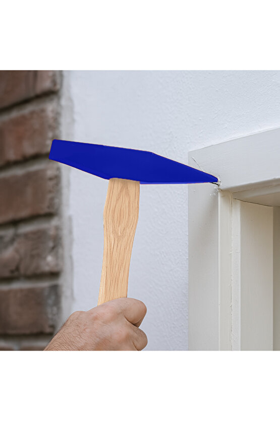 200gr Profesyonel Ahşap Saplı Çift Taraf Çekiç 9 cm Çelik Baş Ergonomik Çakma İnce İşçilik Dayanıklı