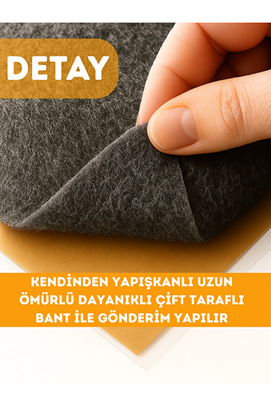 Kendinden Yapışkanlı Bagaj Kaplaması Keçe Oto Zemin Kapı Çatı Dayanıklı Uzun Ömürlü Araç Kaplama 3mm