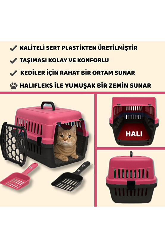 Kedi Köpek Taşıma Kutusu Yumuşak Zemin Portatif Seyahat Kürekli Evcil Hayvan Çantası 28x33x45cm