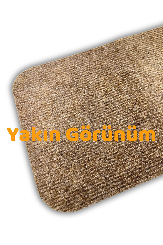 Merdiven Halısı Basamak Halısı Keçe Kaymaz Taban Yapışkanlı Halıfleks Devetüyü 5li 20x75 Cm