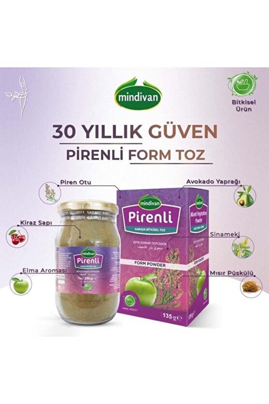 Pirenli Form Toz 135 gr Elma Tozu