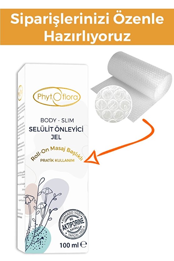 3 Adet Roll-on Masaj Başlıklı Selülit Ve Çatlak Jeli