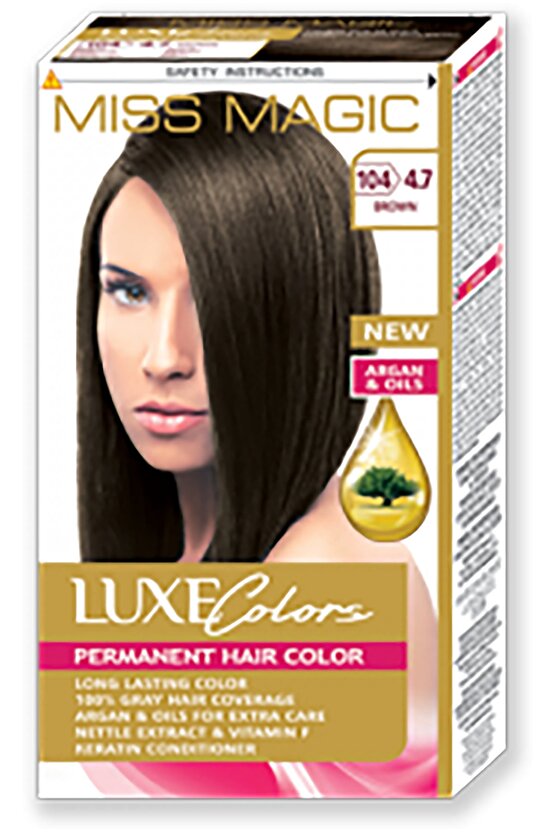 Saç Boyası (set Boya) Kahve 4,7 (104 Brown)