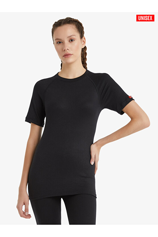 Unisex Termal Tişört 2. Seviye 9258 - Siyah