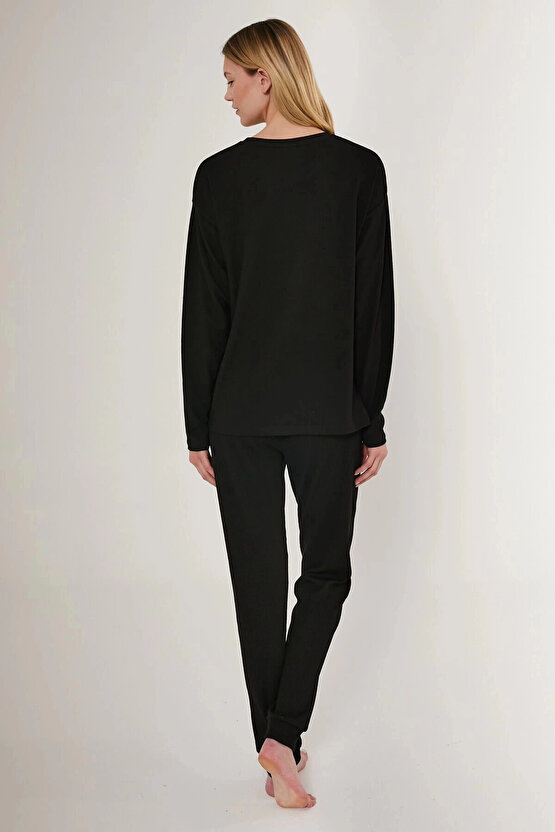 KIZ İKİLİ TAKIM - SİYAH