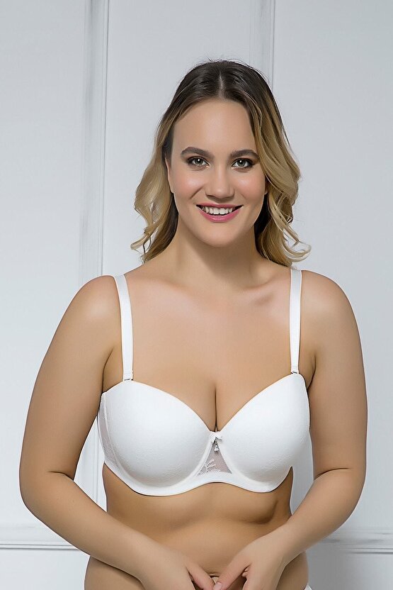 Kadın Ekru Straplez Dolgusuz Sütyen MML2133