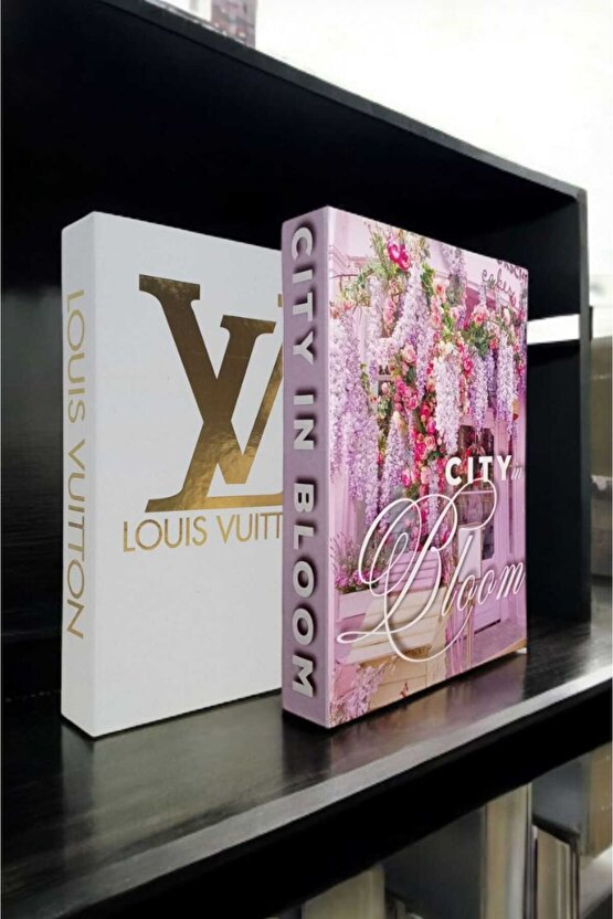 Dekoratif Kitap Görünümlü Kutu 2li Set Decorative Book Looking Box