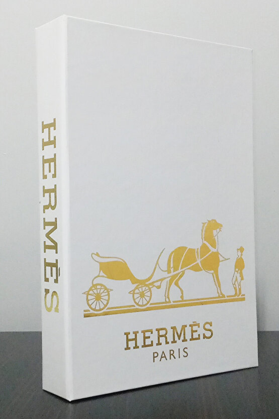 2li Dekoratif Kitap Kutu Görünümlü  Beyaz Yaldız &  Beyaz Gül Temalı