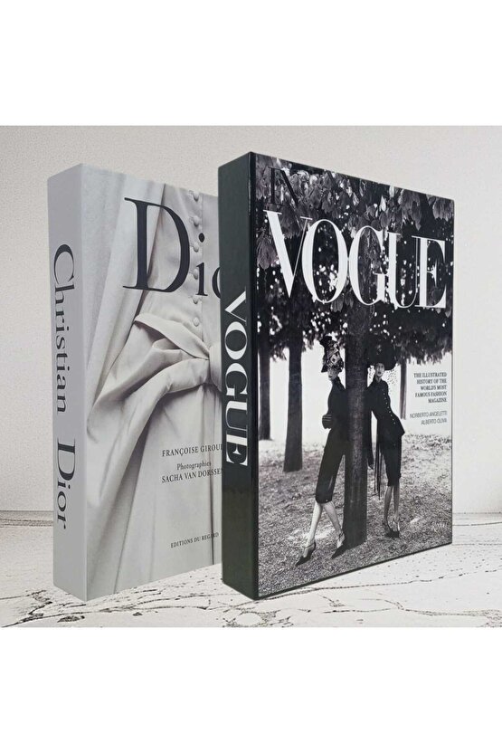 Dekoratif Kitap Görünümlü İçi Açılabilir Kutu 2 Adet