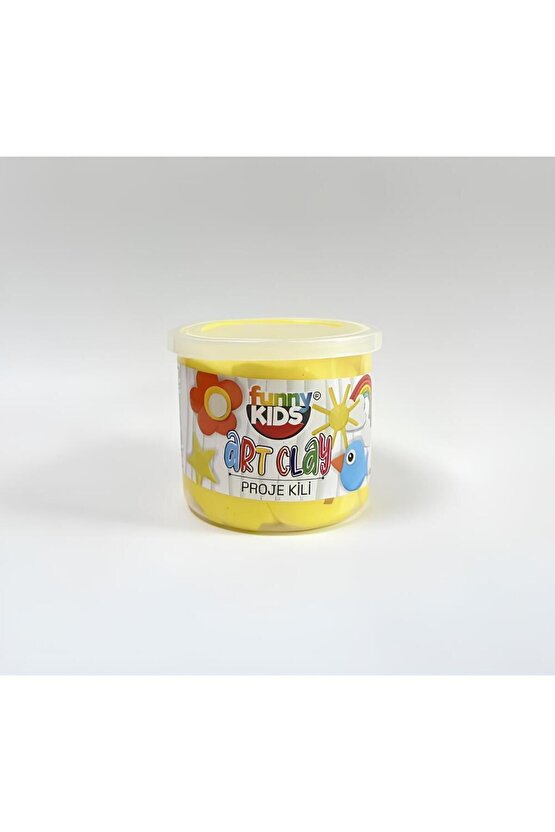 Funny Kids Art Clay Proje Kili 40cc Sarı 554