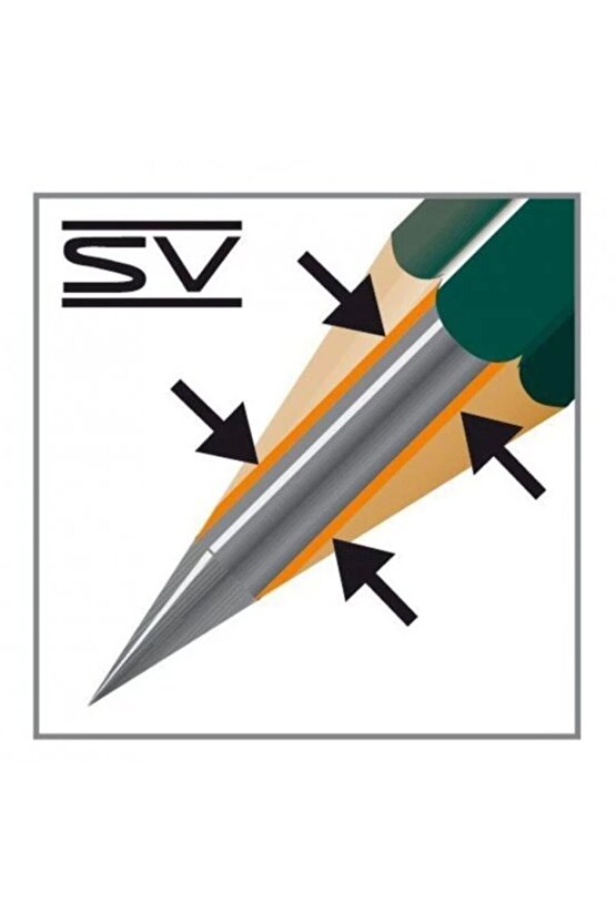 Kurşun Kalem Dereceli 2B 15010 1 adet fiyatıdır