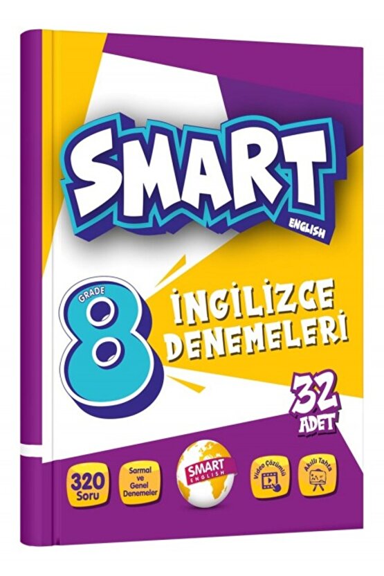 Grade 8 Smart English 32 Adet İngilizce Denemeleri