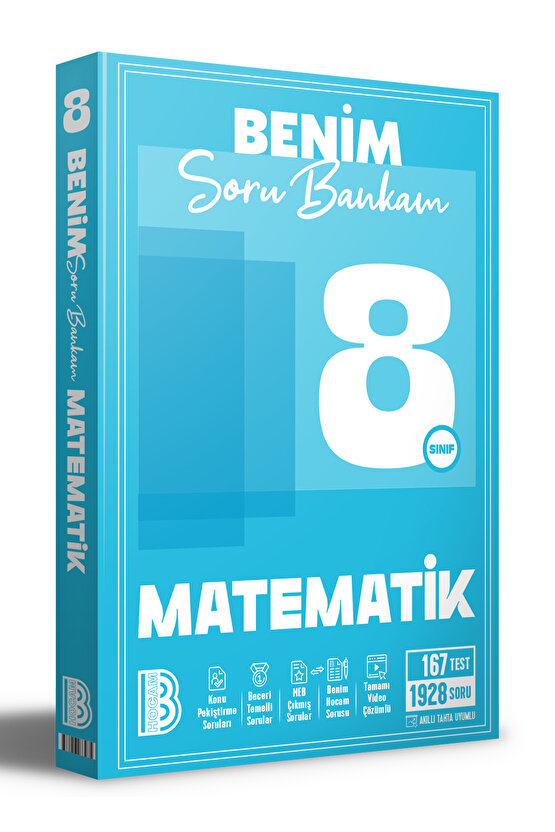 8. Sınıf Benim Soru Bankam Matematik  Kolektif  Benim Hocam Yayınları  9786256073975