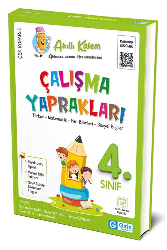 4. Sınıf Akıllı Kalem Çalışma Yaprakları