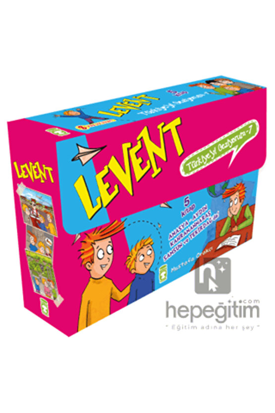 Levent Türkiyeyi Geziyorum 7 Set (5 Kitap)