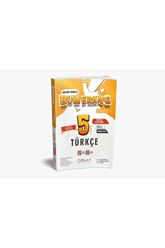GÜNAY YAYINCILIK 5. SINIF BUMERANG TÜRKÇE ETKİNLİKLİ AKILLI KİTAP (GÜNCEL MÜFREDAT)