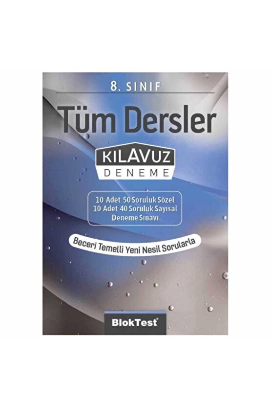 8. Sınıf Tüm Dersler Kılavuz Deneme Sınavı Ela Kitabevi